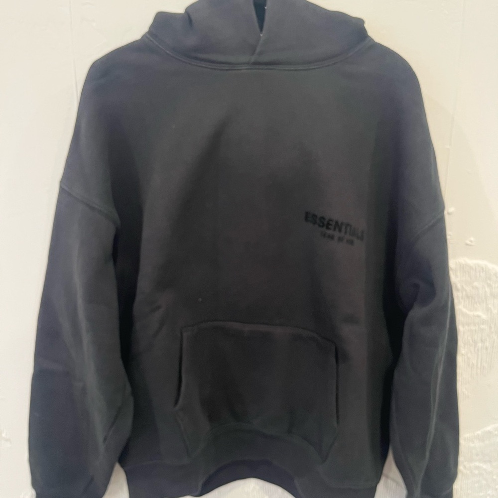 Essentials Black Hoodie